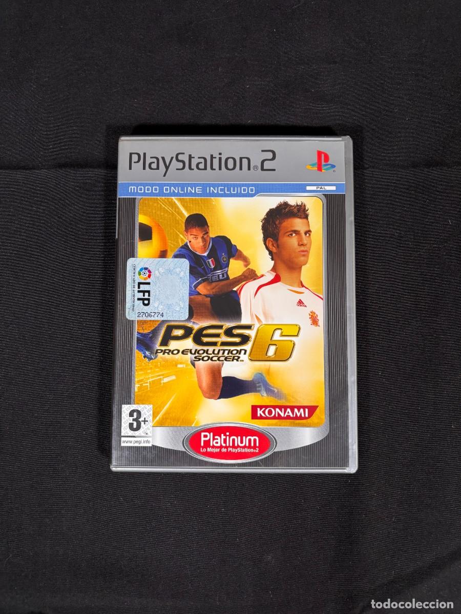 Videojuegos y consolas: PES 6 PRO EVOLUTION SOCCER 6 &ndash; PS2 PLAYSTATION 2 &ndash; PLATINUM ESPA&Ntilde;A &ndash; COMPLETO