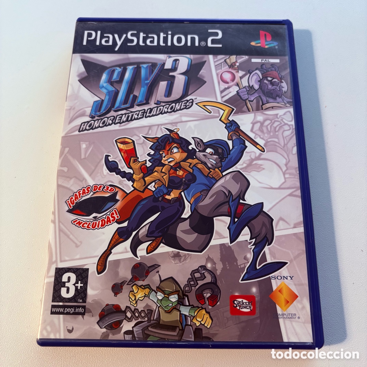 Videojuegos y consolas: juego para la consola playstation 2 ps2 sly 3 honor entre ladrones con manual