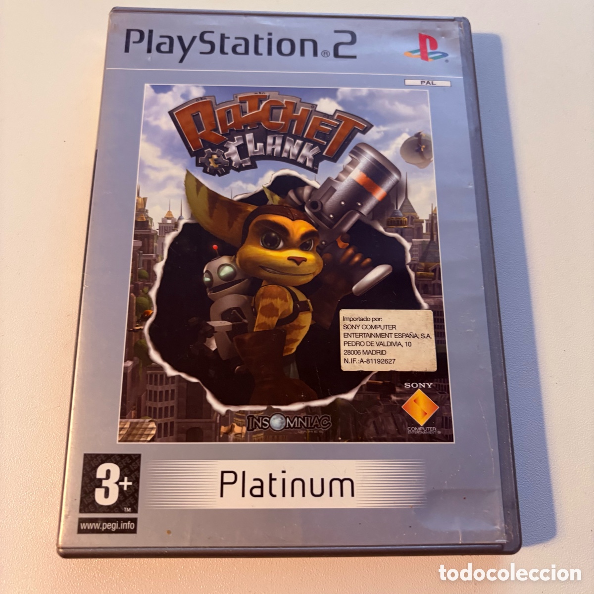 Videojuegos y consolas: juego de la consola playstation 2 ps2 ratchet & clank con manual