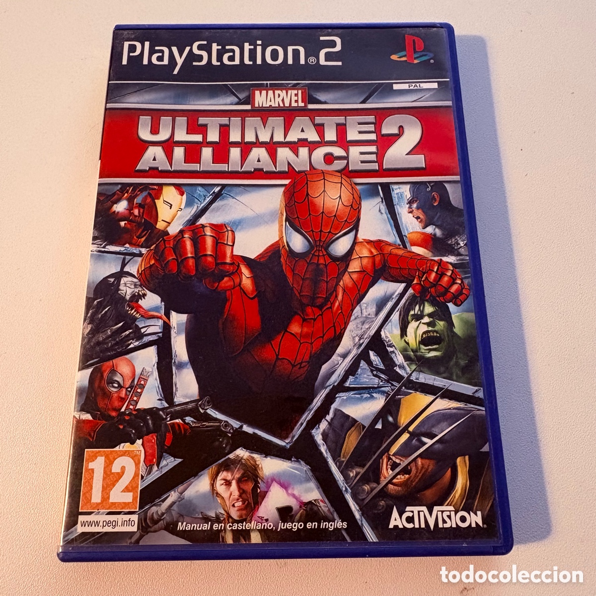 Videojuegos y consolas: juego de la consola playstation 2 ps2 marvel ultimate alliance 2 con manual