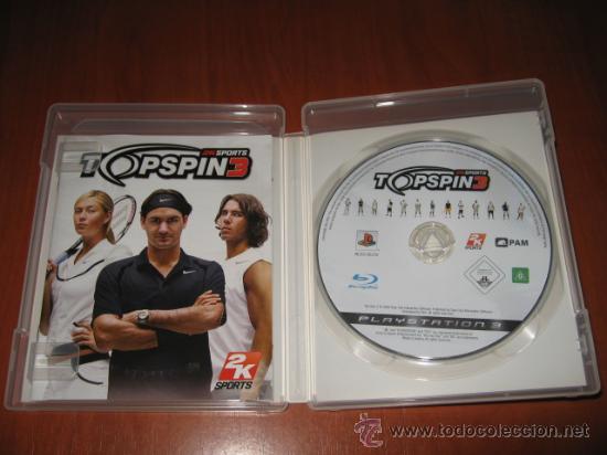 Videojuegos y consolas: TOP SPIN 3 para PS3 PAL ESPA&Ntilde;A COMPLETO - Foto 2