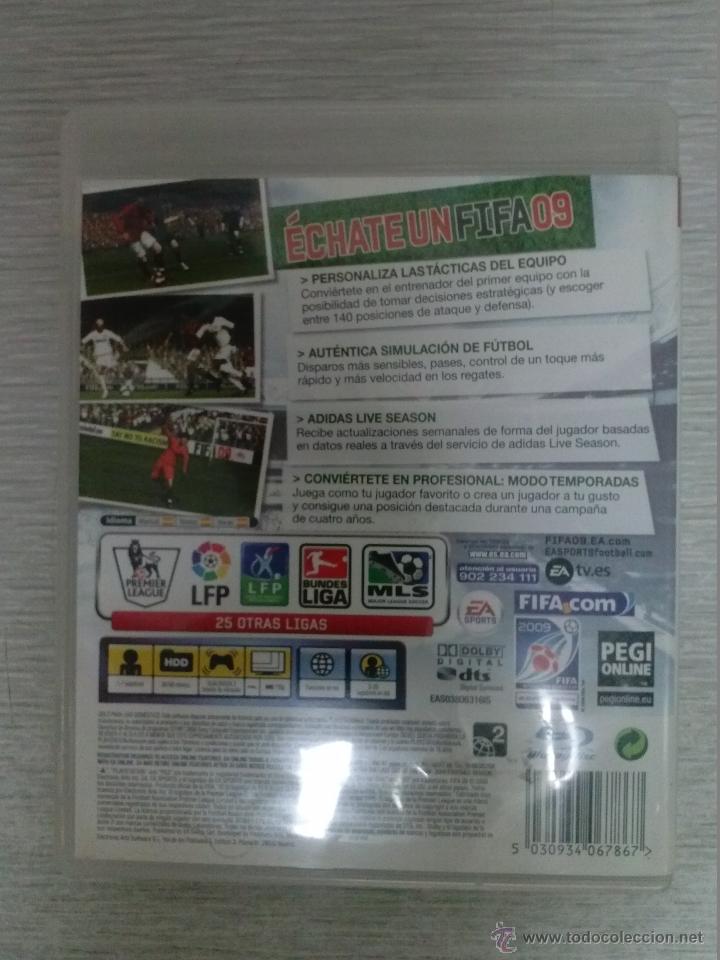 Videojuegos y consolas: JUEGO DE PS3 FIFA 09 - FUNCIONANDO - Foto 2