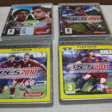 Videojuegos y Consolas: 4 JUEGOS FUTBOL,PLAY STATION III, KONAMY 2008,2009,2010,2011. Lote 56910282