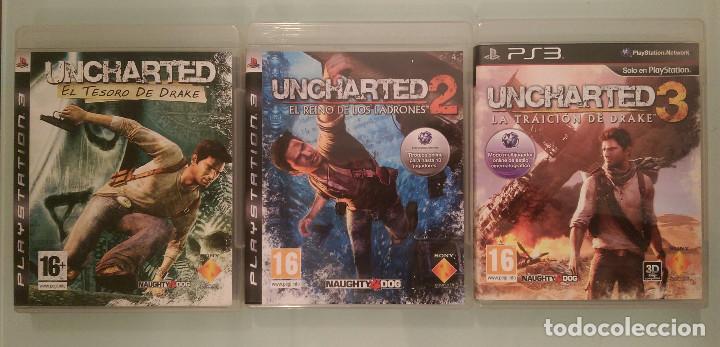 uncharted 1 2 3 ps3