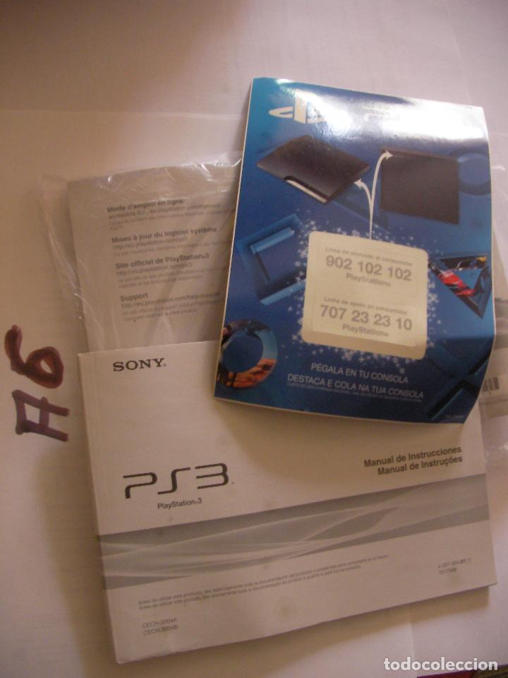 Videojuegos y consolas: INSTRUCCIONES Y DOCUMENTACION DIVERSA PS3 - Foto 1