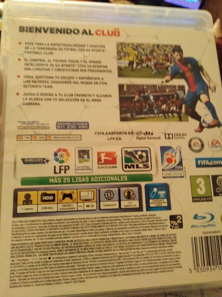 Videojuegos y consolas: Juego ps3 fifa 13 - Foto 2