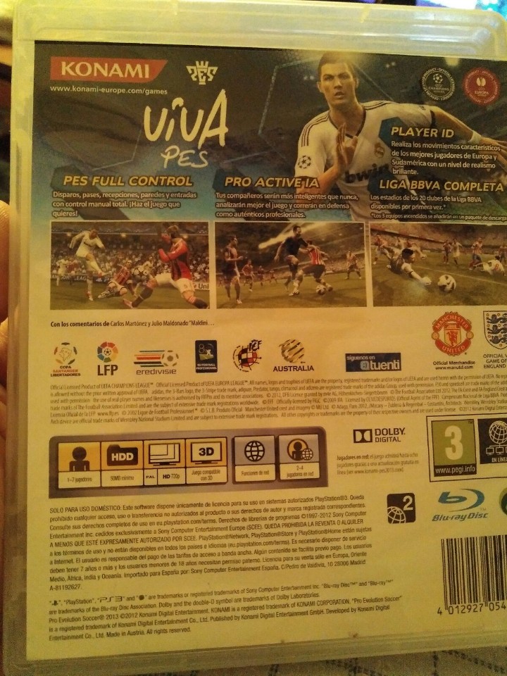 Videojuegos y consolas: Juego ps3 pes 2013 - Foto 2