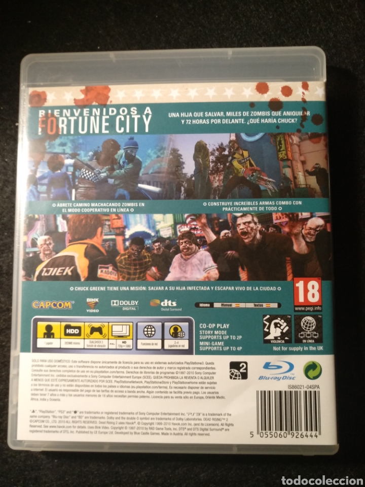 Juego Ps3 Deadrising 2 Playstation 3 Buy Video Games And Consoles Ps3 At Todocoleccion