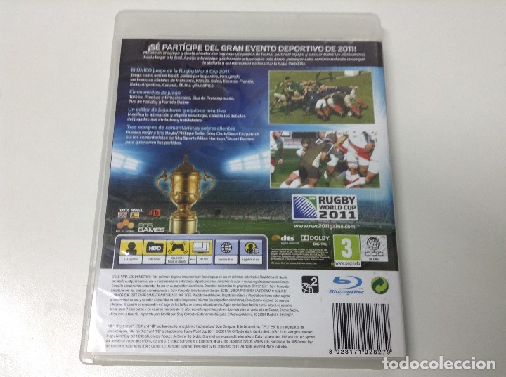 Videojuegos y consolas: RUGBY WORLD CUP 2011 - Foto 2