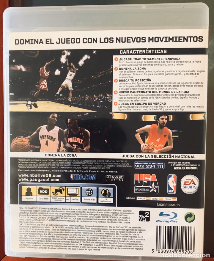 Videojuegos y consolas: PlayStation 3: NBA 2008 - Foto 2