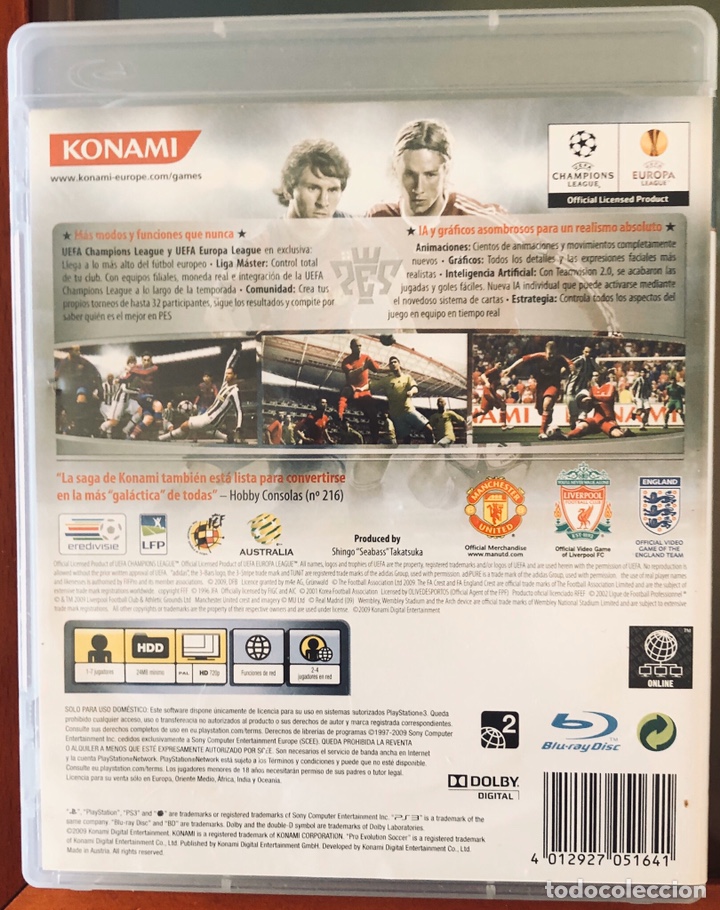 Videojuegos y consolas: PlayStation 3: Pro Evolution Soccer 2010 - Foto 2