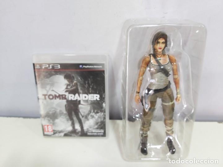 Videojuegos y consolas: JUANO TOM RAIDER + FIGURA PS3 - Foto 1