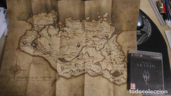 Videojuegos y consolas: Skyrim, The Elder Scrolls V, con mapa, PS3 Playstation 3 PAL ESP - Foto 3
