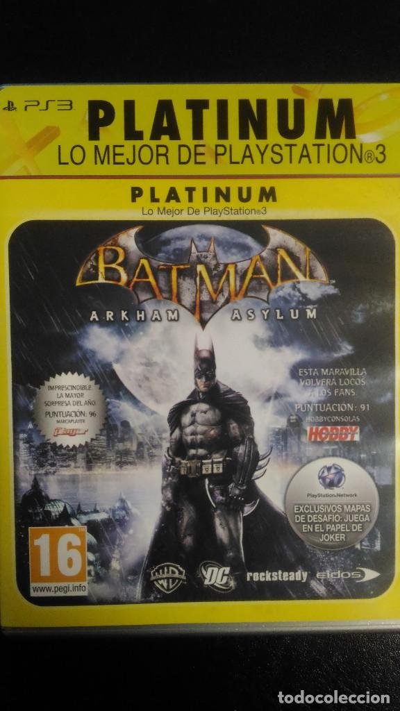 batman arkham asylum ps3 playstation 3 pal esp - Comprar Videojuegos y  Consolas PS3 de segunda mano en todocoleccion - 221468636
