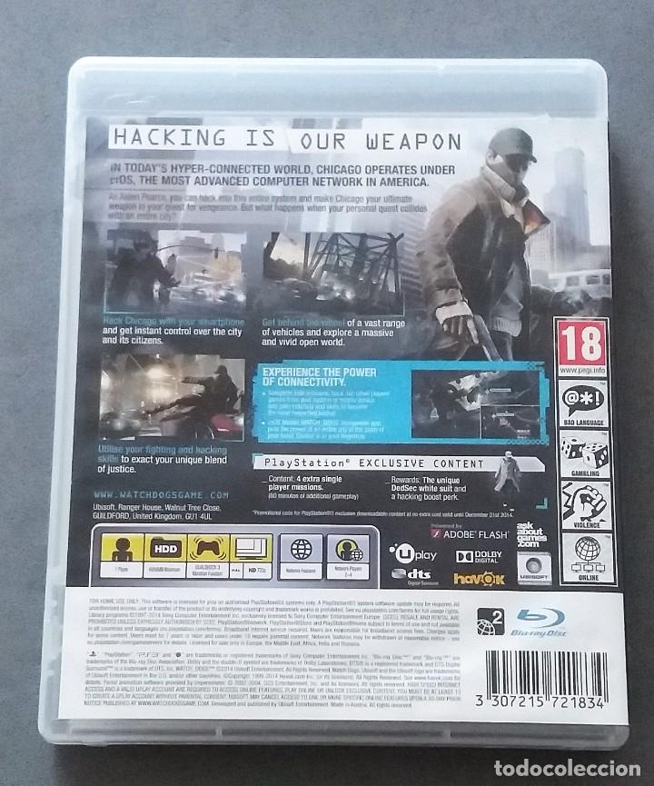 Videojuegos y consolas: WATCHDOGS PS3 - Foto 2