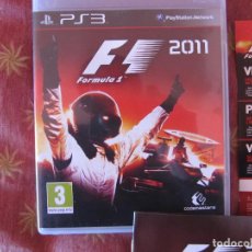 Videojuegos y Consolas: PS3 PLAYSTATION: JUEGO FÓRMULA 1 F1 2011 - EN CAJA Y COMPLETO.