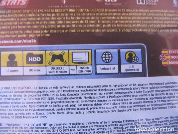 Videojuegos y consolas: NBA 2K 14 Completo Ps3 - Foto 6
