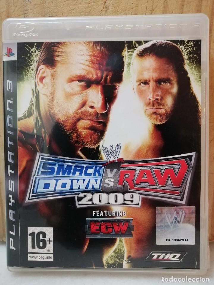 Videojuegos y consolas: JUEGO PS3 SMACK DOWN VS RAW 2009 - Foto 1