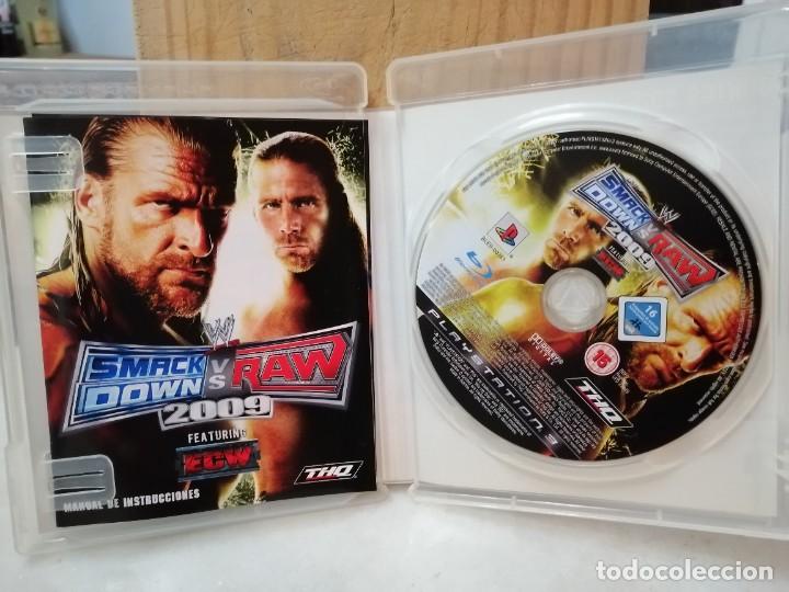 Videojuegos y consolas: JUEGO PS3 SMACK DOWN VS RAW 2009 - Foto 3