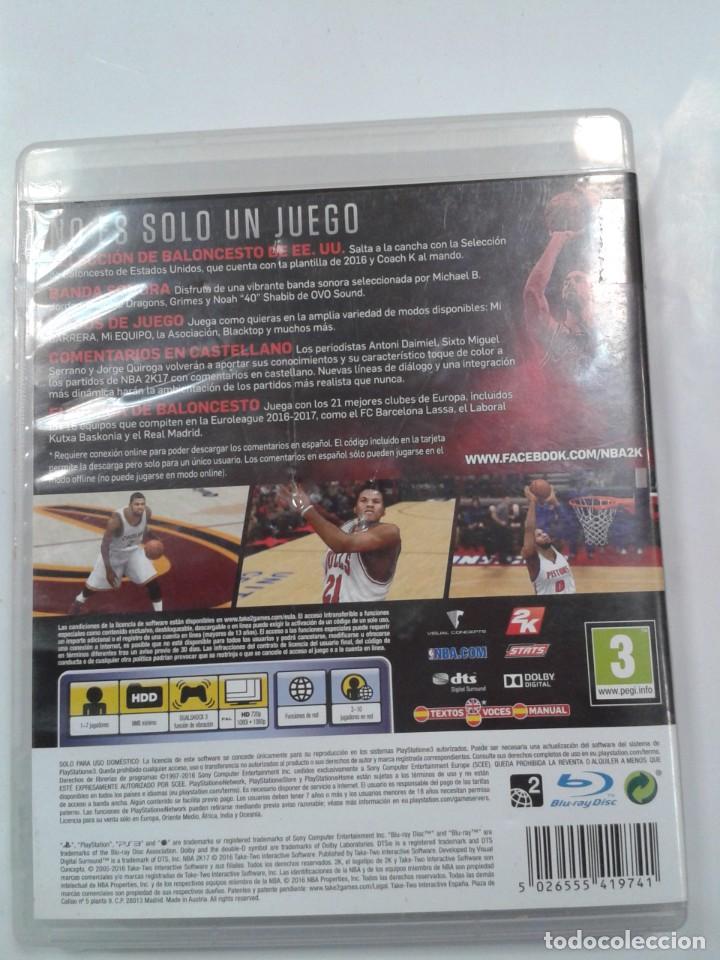 Videojuegos y consolas: NBA 2K17. PS3. LEER DESCRIPCION - Foto 2