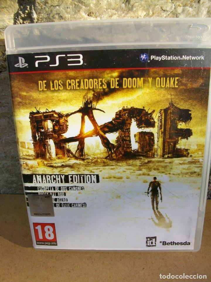 Videojuegos y consolas: RAGE ANARCHY EDITION JUEGO para SONY PS3 - Foto 1