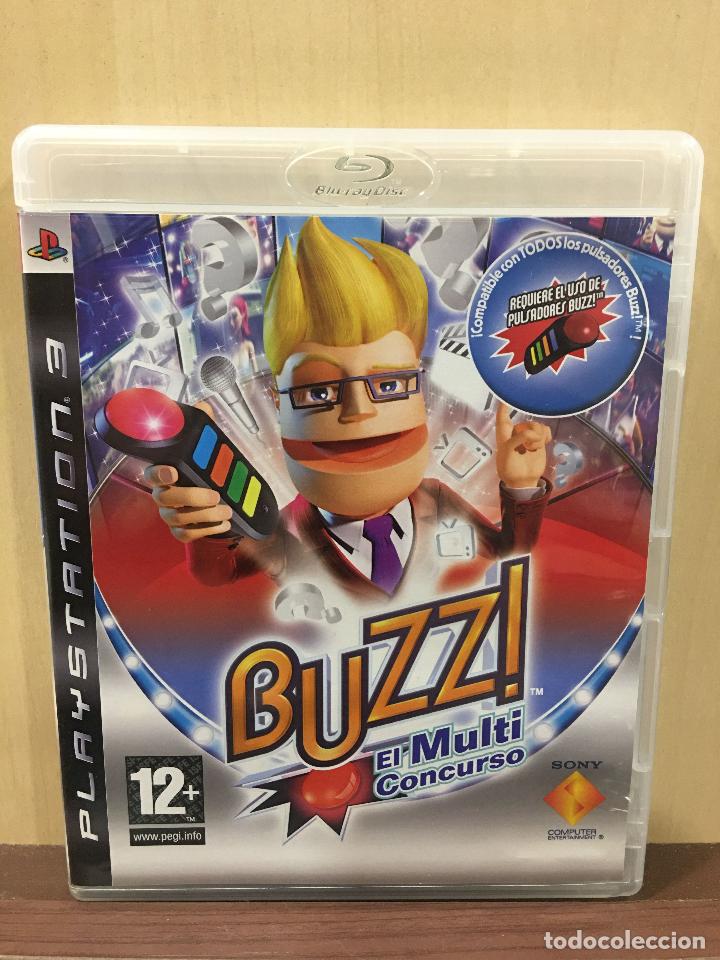 Videojuegos y consolas: Buzz! El Multi Concurso - PS3 (2&ordf; Mano - Bueno) - Foto 1