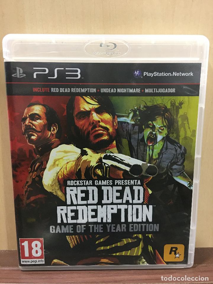 Videojuegos y consolas: Red Dead Redemption GOTY - PS3 (2&ordf; Mano - Bueno) - Foto 1