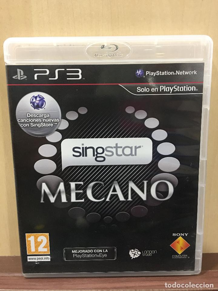 Videojuegos y consolas: Singstar Mecano - PS3 (2&ordf; Mano - Bueno) - Foto 1
