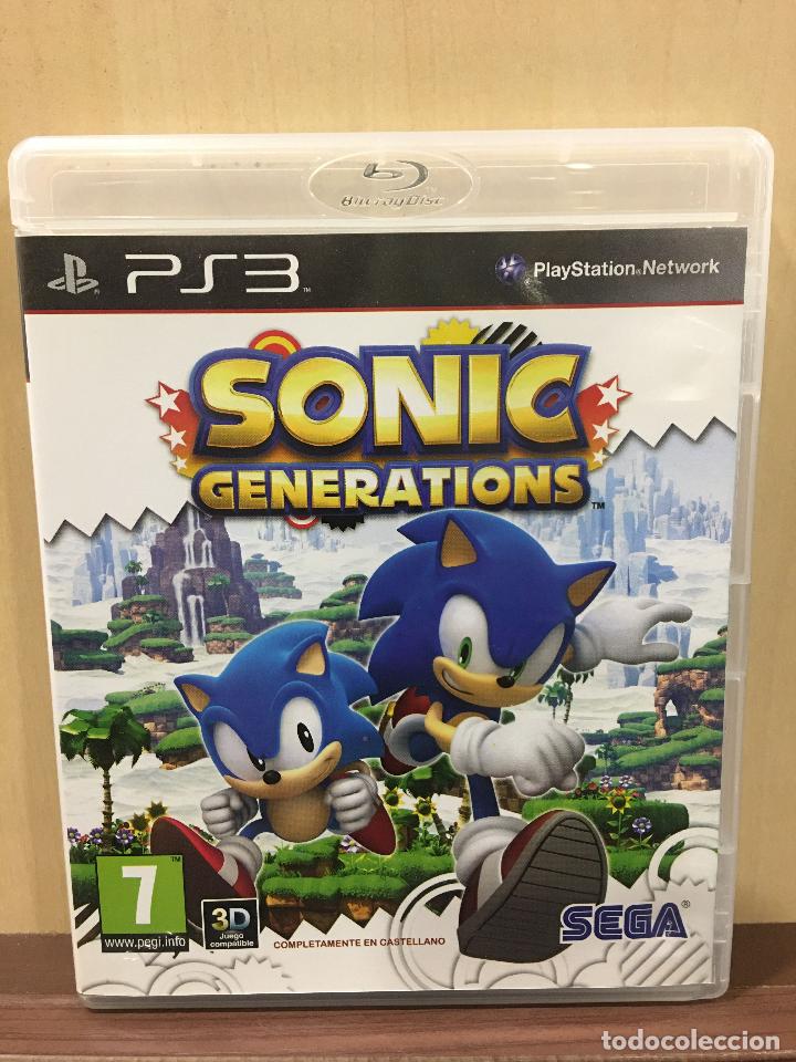 Videojuegos y consolas: Sonic Generations - PS3 (2&ordf; Mano - Bueno) - Foto 1