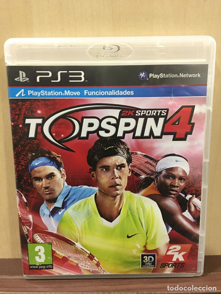 Videojuegos y consolas: Top Spin 4 - PS3 (2&ordf; Mano - Bueno) - Foto 1
