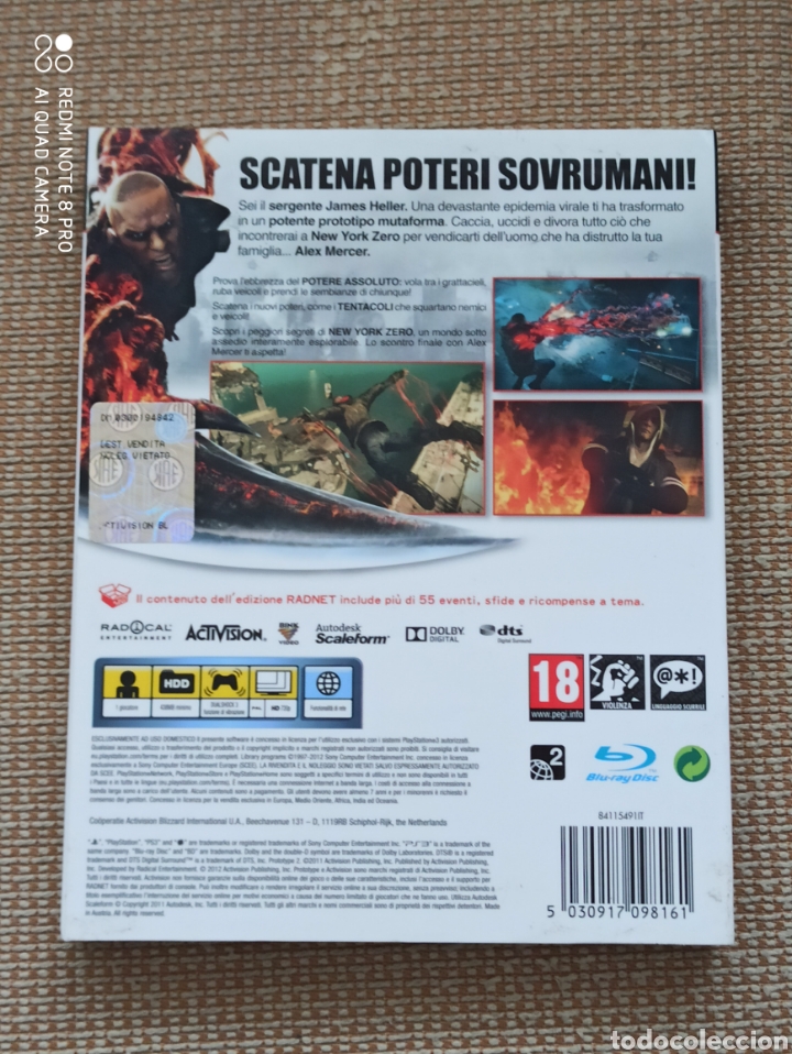 Videojuegos y consolas: Prototype 2 - Edici&oacute;n Limitada (PS3) - Foto 2