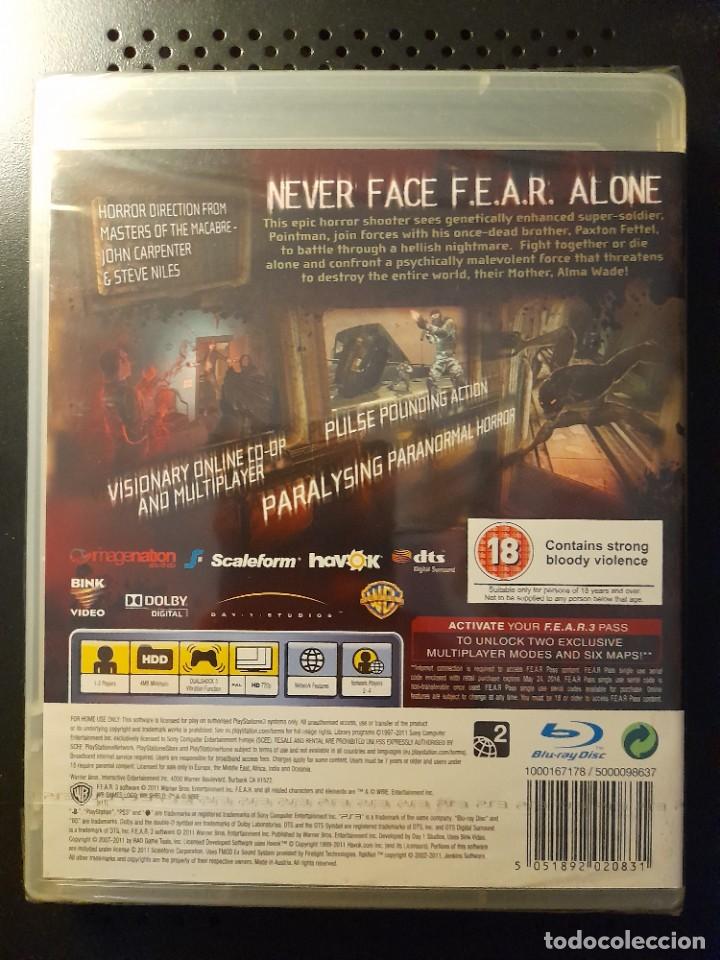 Videojuegos y consolas: Fear 3. Precintado. - Foto 2