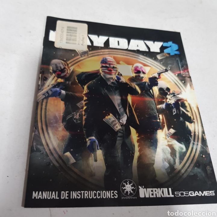Videojuegos y consolas: MPS3 41 payday 2 - MANUAL PLAYSTATION 3 - Foto 1