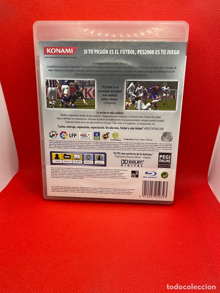 Videojuegos y consolas: PES 2008 PRO EVOLUTION SOCCER - PS3 PLAYSTATION 3 - Foto 2