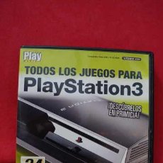 Videojuegos y Consolas: TODOS LOS JUEGOS PARA LA PLAYSTATION 3, PLAY MANIA, DESCUBRELOS EN PRIMICIA, 34 VIDEOS ALUCINATES.. Lote 367048651