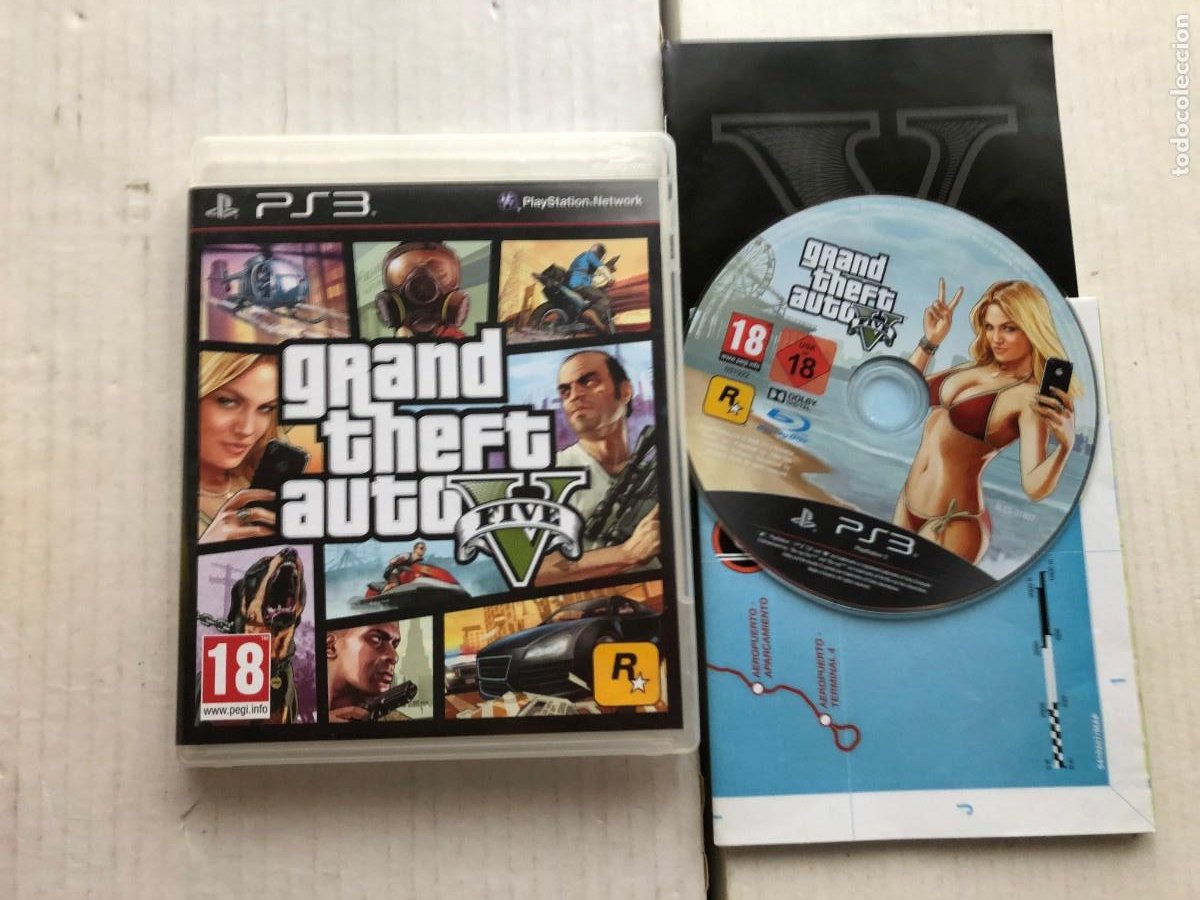 grand theft auto five gta v 5 - ps3 playstation - Acquista Videogiochi e  console PS3 su todocoleccion