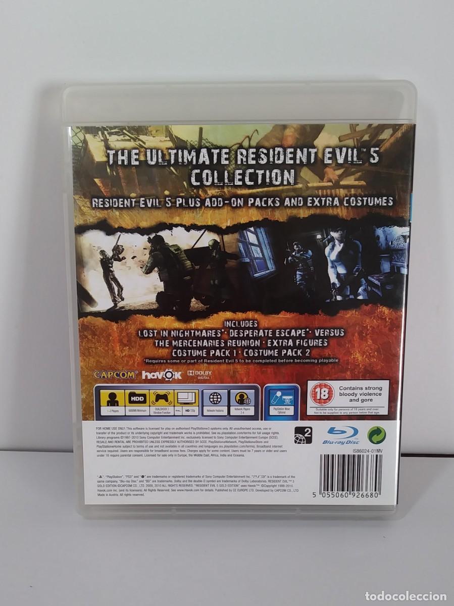 Videojuegos y consolas: RESIDENT EVIL 5 GOLD EDITION PS3 COMPLETO - Foto 3