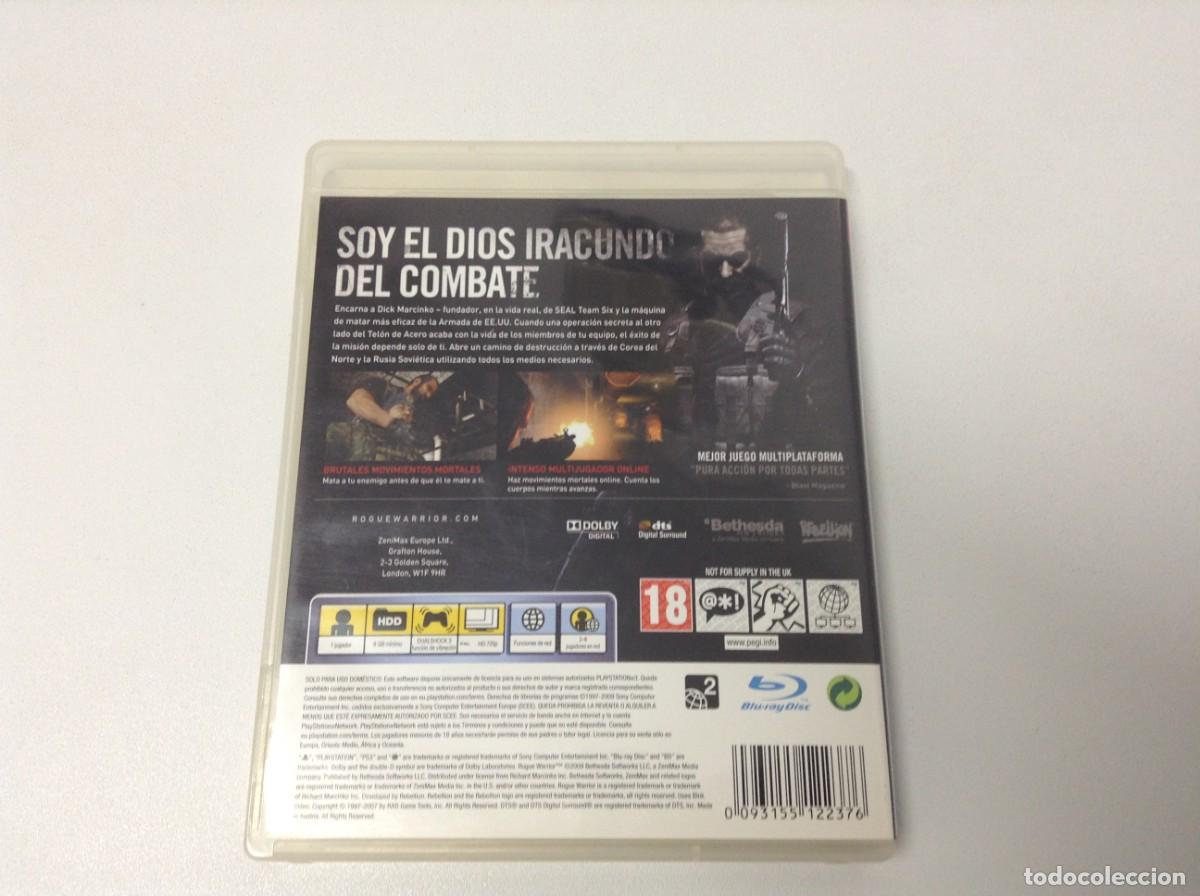 Videojuegos y consolas: ROGUE WARRIOR - Foto 2