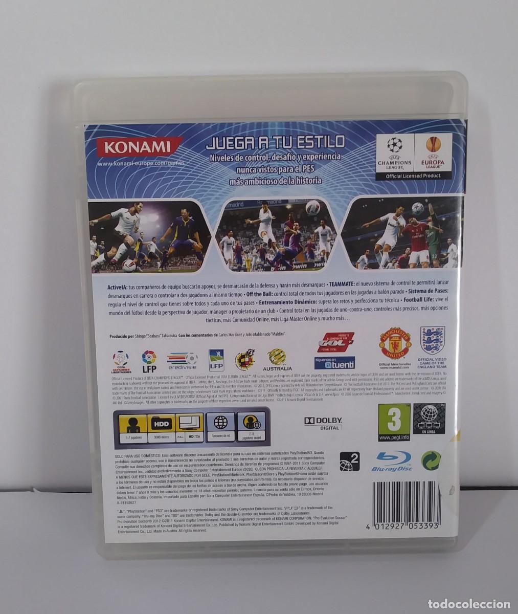 Videojuegos y consolas: PRO EVOLUTION SOCCER 2012 PS3 PAL ESPA&Ntilde;A COMPLETO - Foto 3