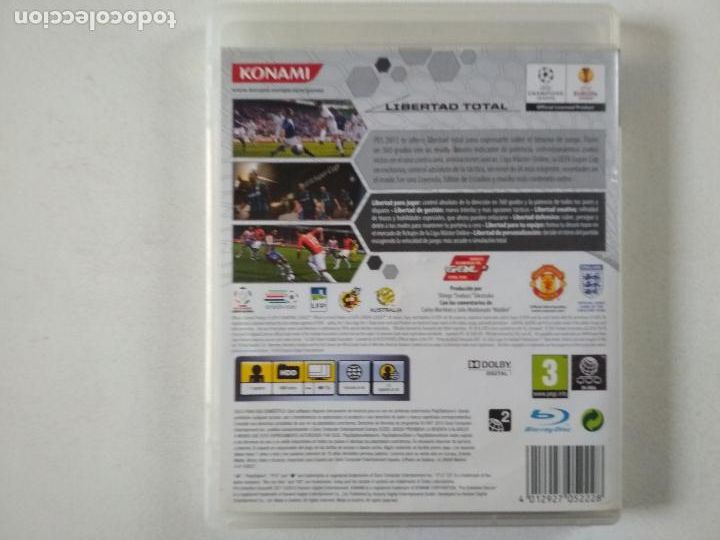 Videojuegos y consolas: ps3, pes 2011 pro evolution soccer,konami, buen estado - Foto 3