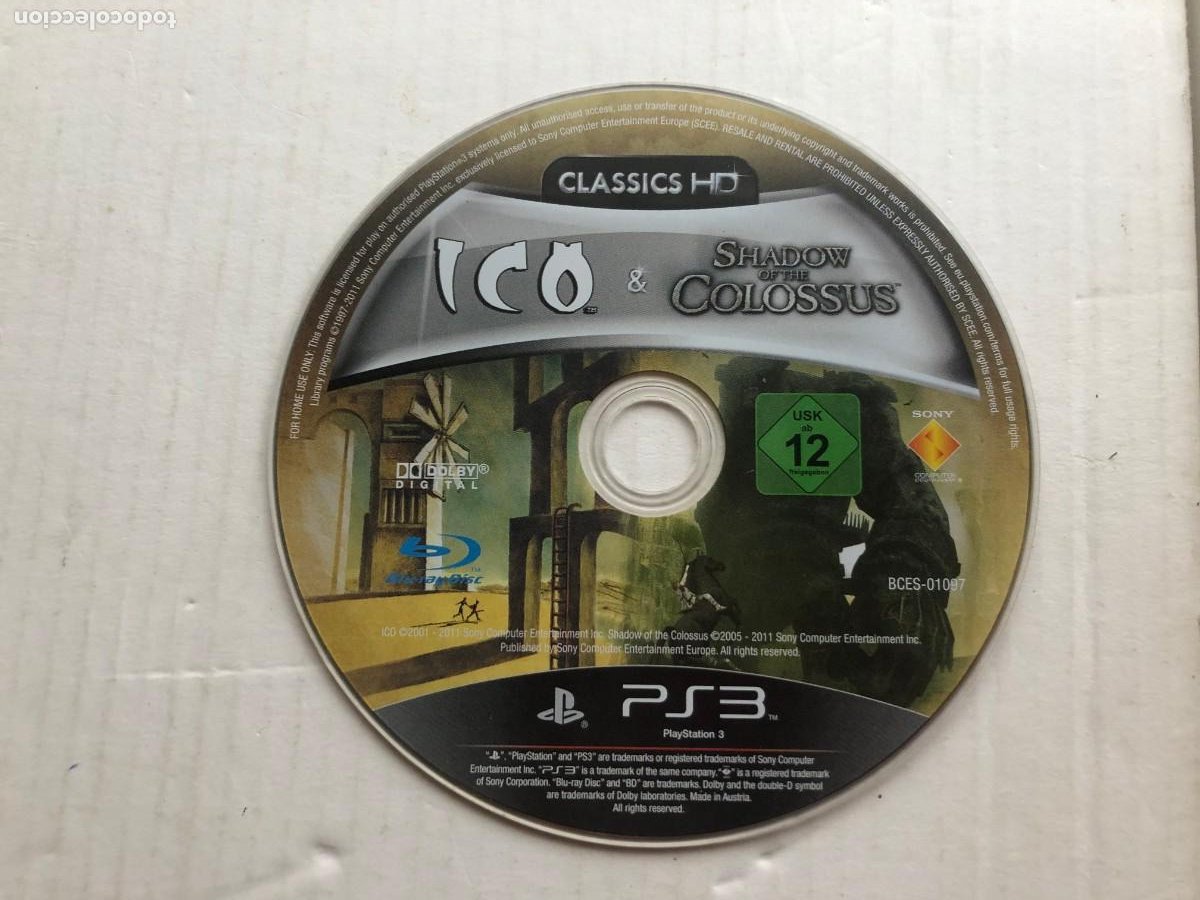 The Ico Shadow Of The Colossus classics hd europeu ps3