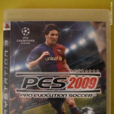 Videojuegos y Consolas: VIDEOJUEGO PS3. PLAY STATION 3. PES 2009. PRO EVOLUTION SOCCER