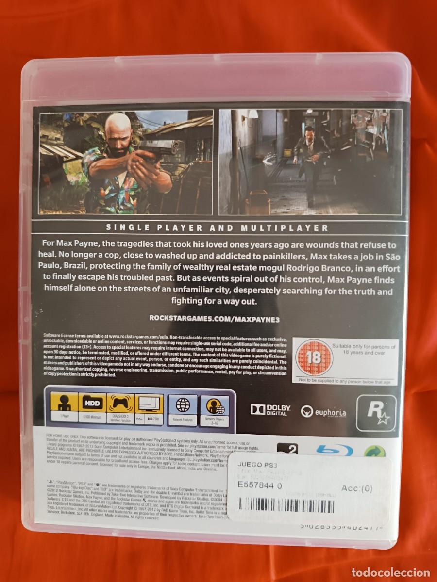 Videojuegos y consolas: Max Payne 3 PS3 PlayStation 3 - Foto 3