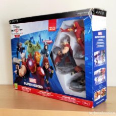 Videojuegos y Consolas: PS3 INFINITY MARVEL SUPER HEROES 2.0 SET COMPLETO - IRON MAN VIUDA NEGRA THOR - DISNEY