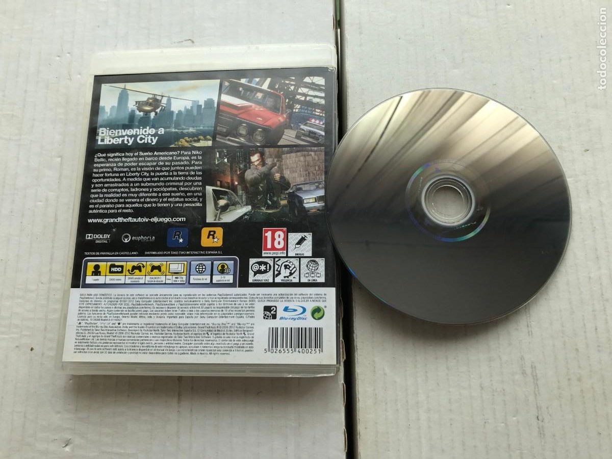 grand theft auto iv gta 4 ps3 playstation 3 pla - Acquista Videogiochi e  console PS3 su todocoleccion