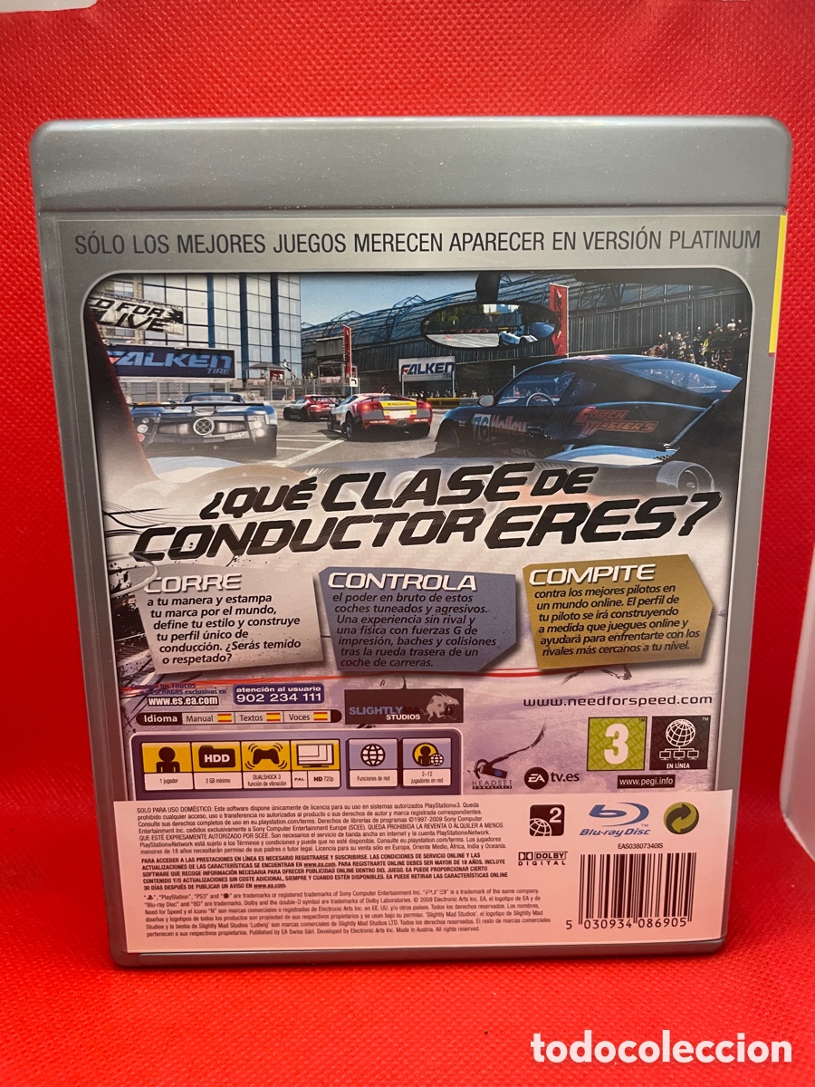 Videojuegos y consolas: Need for speed shift PS3 Platinum 2009 - Foto 2