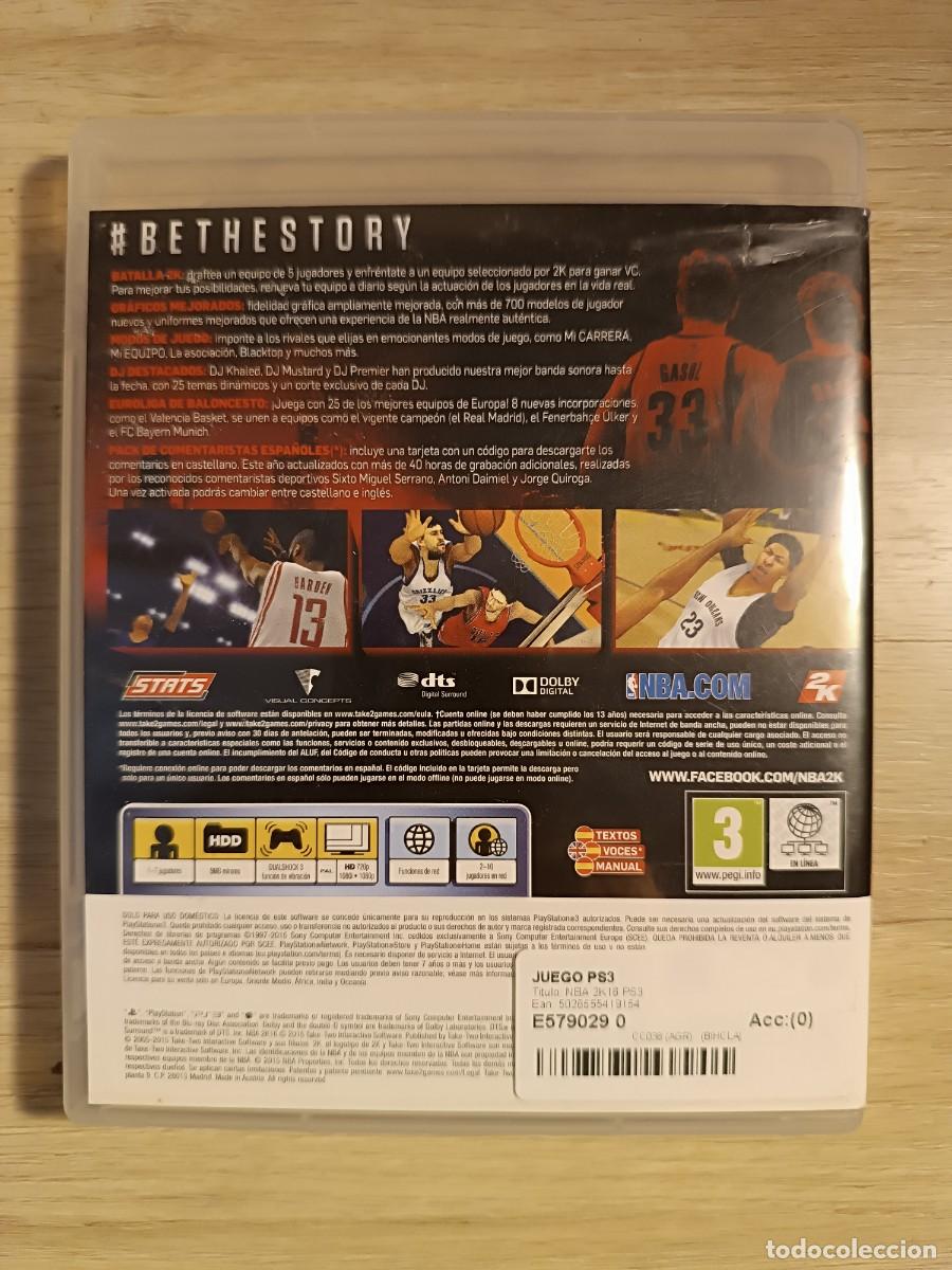 Videojuegos y consolas: NBA 2K16 PS3 Sony playstation 3 - Foto 3