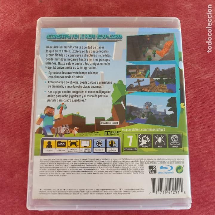 Videojuegos y consolas: MINECRAFT SONY PLAYSTATION 3 PS3 - Foto 3