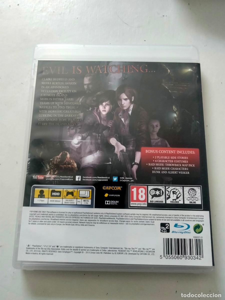 Videojuegos y consolas: RESIDENT EVIL 2 REVELATIONS PARA PS3 - Foto 2