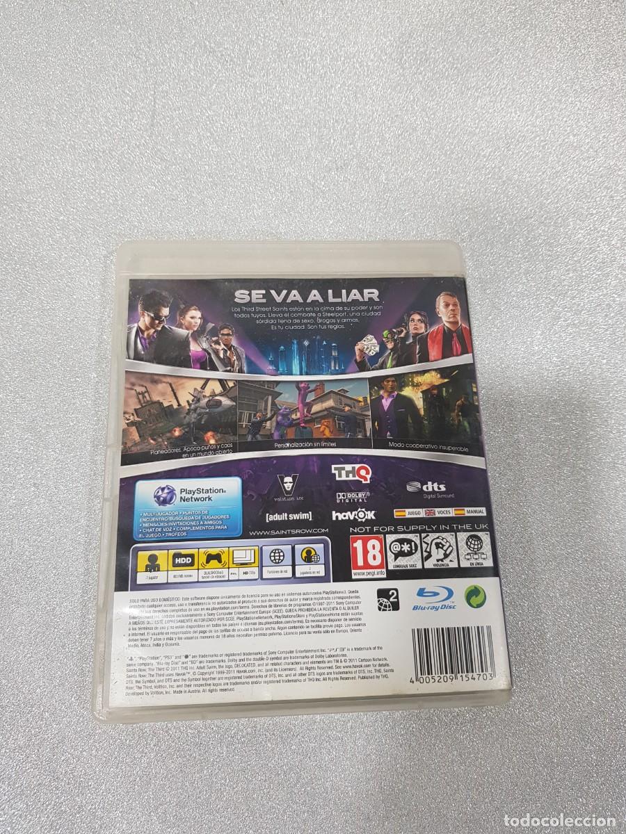 Videojuegos y consolas: SAINTS ROW THE THIRD PS3 PLAY STATION 3 - Foto 3